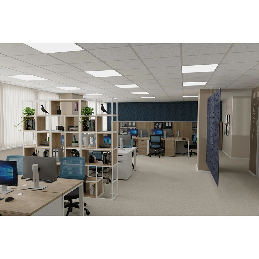 Офис бюро с контейнер Monaco 120/60/75h см бряст-бяло